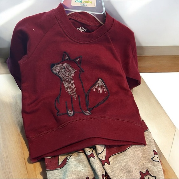 child of mine Other - Child of Mine Red Fox Matching Set 0-3M